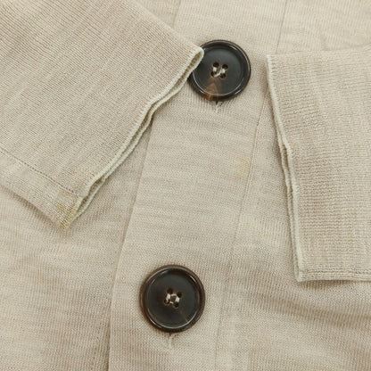 【中古】ブルネロクチネリ Brunello Cucinelli ハイゲージウールカシミヤ カーディガン ベージュ【 46 】【 状態ランクC 】【 メンズ 】
