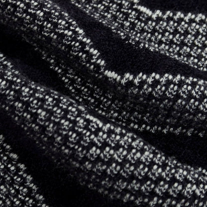 【中古】ジョルジオアルマーニ GIORGIO ARMANI レーヨンウール タートルネックニット ネイビーxホワイト【 48 】【 状態ランクB 】【 メンズ 】