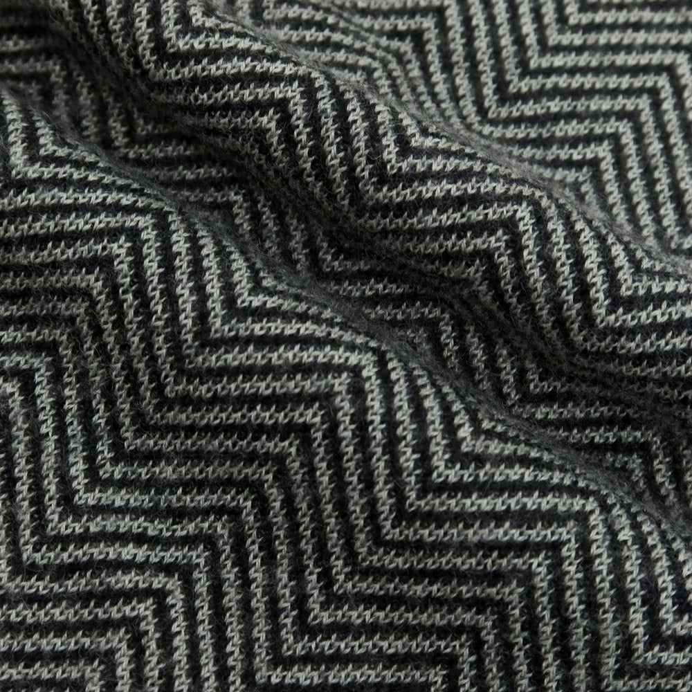 【中古】ジョルジオアルマーニ GIORGIO ARMANI カシミヤモヘヤ Vネックニット グレーxブラック【 46 】【 状態ランクC 】【 メンズ 】