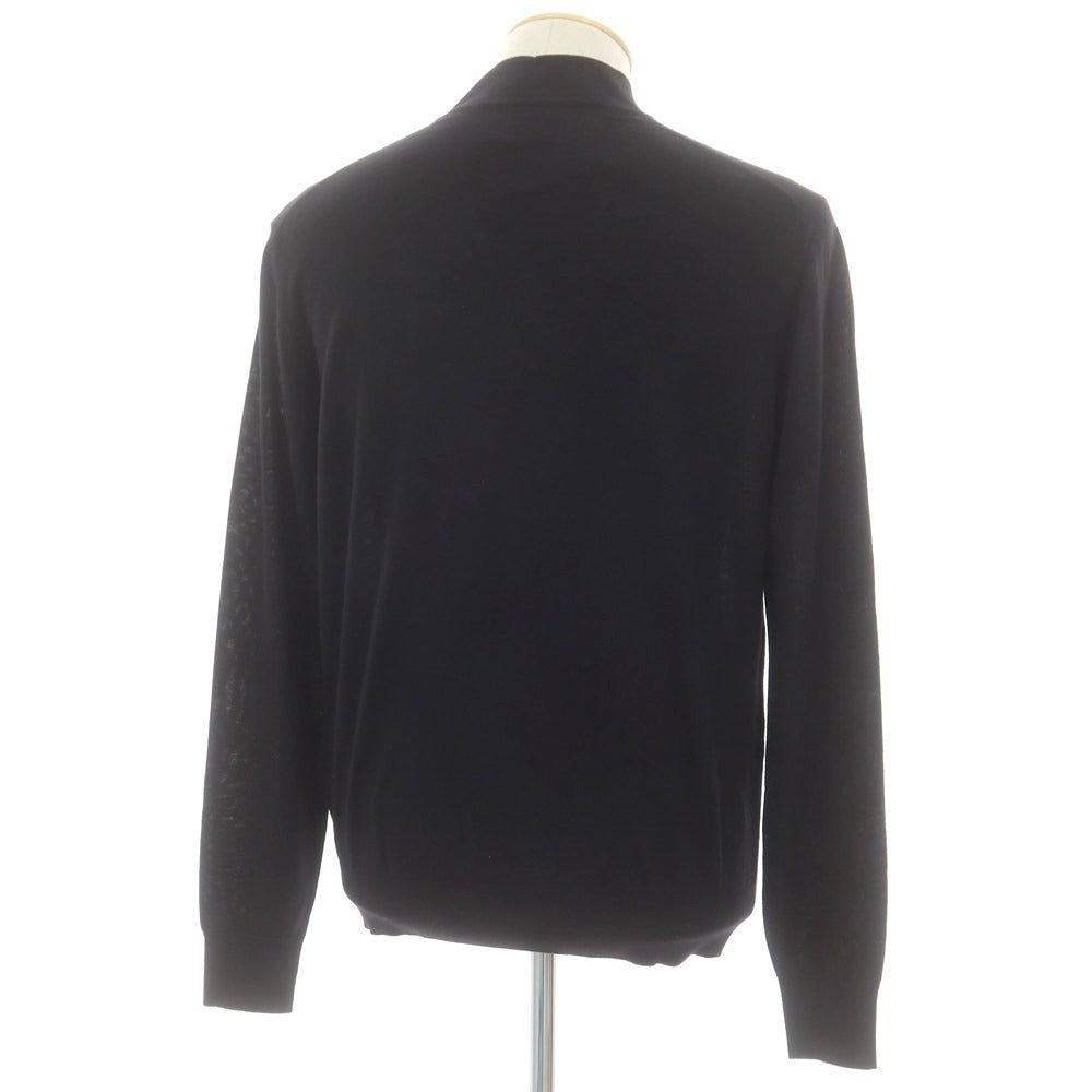【中古】ジョルジオアルマーニ GIORGIO ARMANI ハイゲージウール ハイネックニット ブラック【 46 】【 状態ランクB 】【 メンズ 】