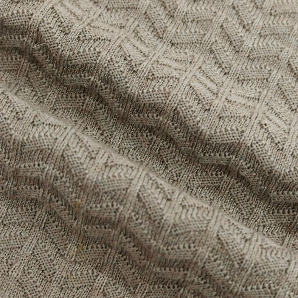 【中古】ジョルジオアルマーニ GIORGIO ARMANI コットンカシミヤシルク タートルネックニット グレージュ【 46 】【 状態ランクB 】【 メンズ 】