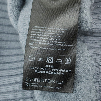 【中古】ジョルジオアルマーニ GIORGIO ARMANI カシミヤ ジップアップカーディガン グレー【 48 】【 状態ランクB 】【 メンズ 】