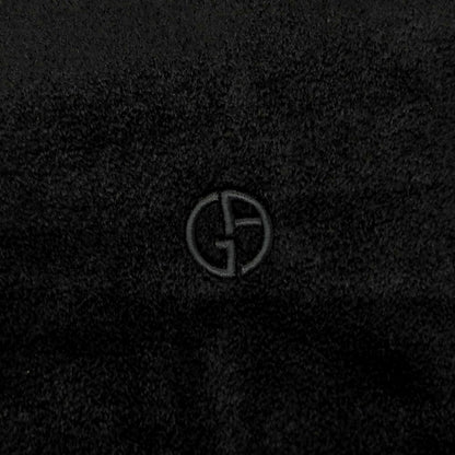 【中古】ジョルジオアルマーニ GIORGIO ARMANI レーヨンナイロン ジップアップカーディガン ブラック【 48 】【 状態ランクB 】【 メンズ 】