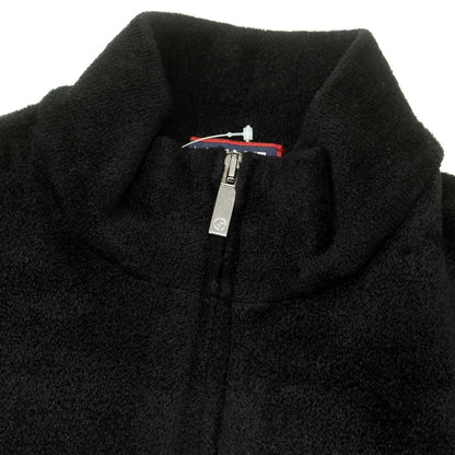 【中古】ジョルジオアルマーニ GIORGIO ARMANI レーヨンナイロン ジップアップカーディガン ブラック【 48 】【 状態ランクB 】【 メンズ 】