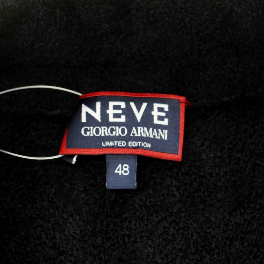 【中古】ジョルジオアルマーニ GIORGIO ARMANI レーヨンナイロン ジップアップカーディガン ブラック【 48 】【 状態ランクB 】【 メンズ 】
