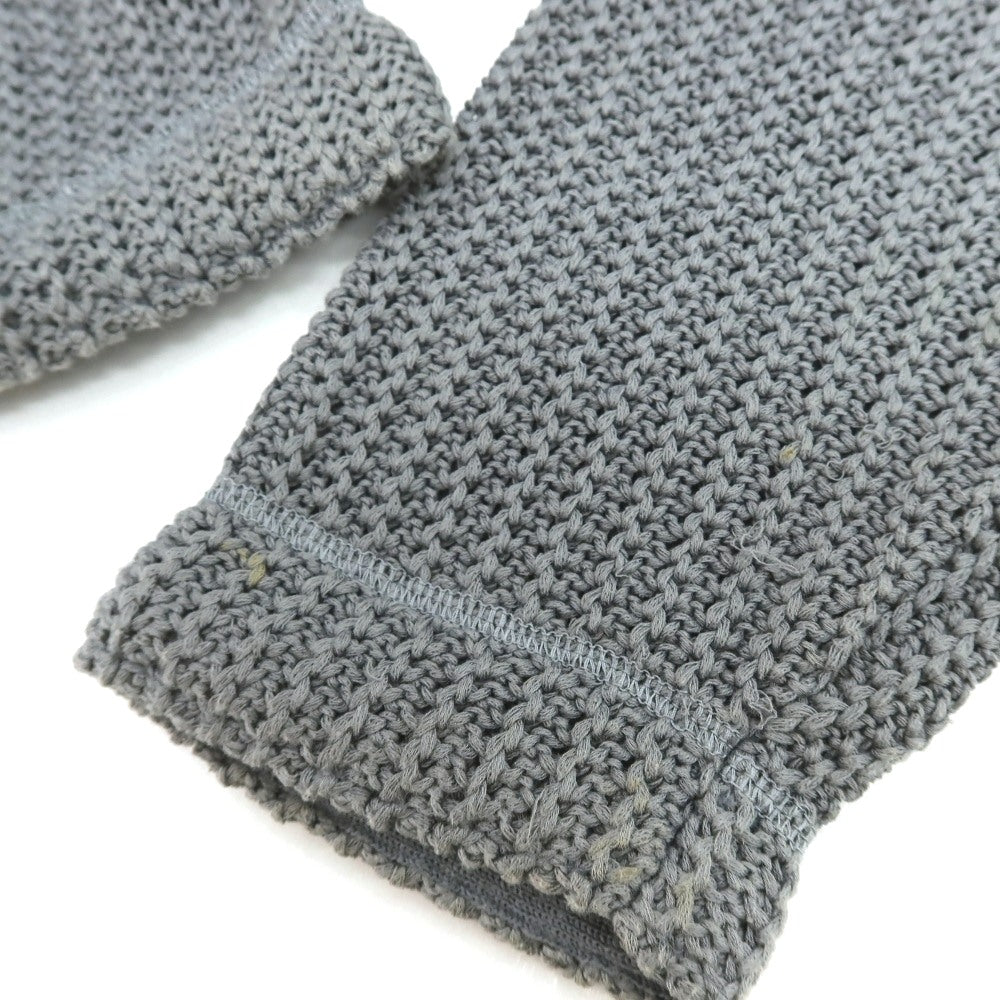 【中古】ジョルジオアルマーニ GIORGIO ARMANI コットン カーディガン グレー【サイズ50】【 状態ランクD 】【 メンズ 】