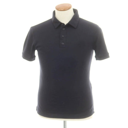 【中古】ジョルジオアルマーニ GIORGIO ARMANI ポロニット ネイビー【 46 】【 状態ランクB 】【 メンズ 】