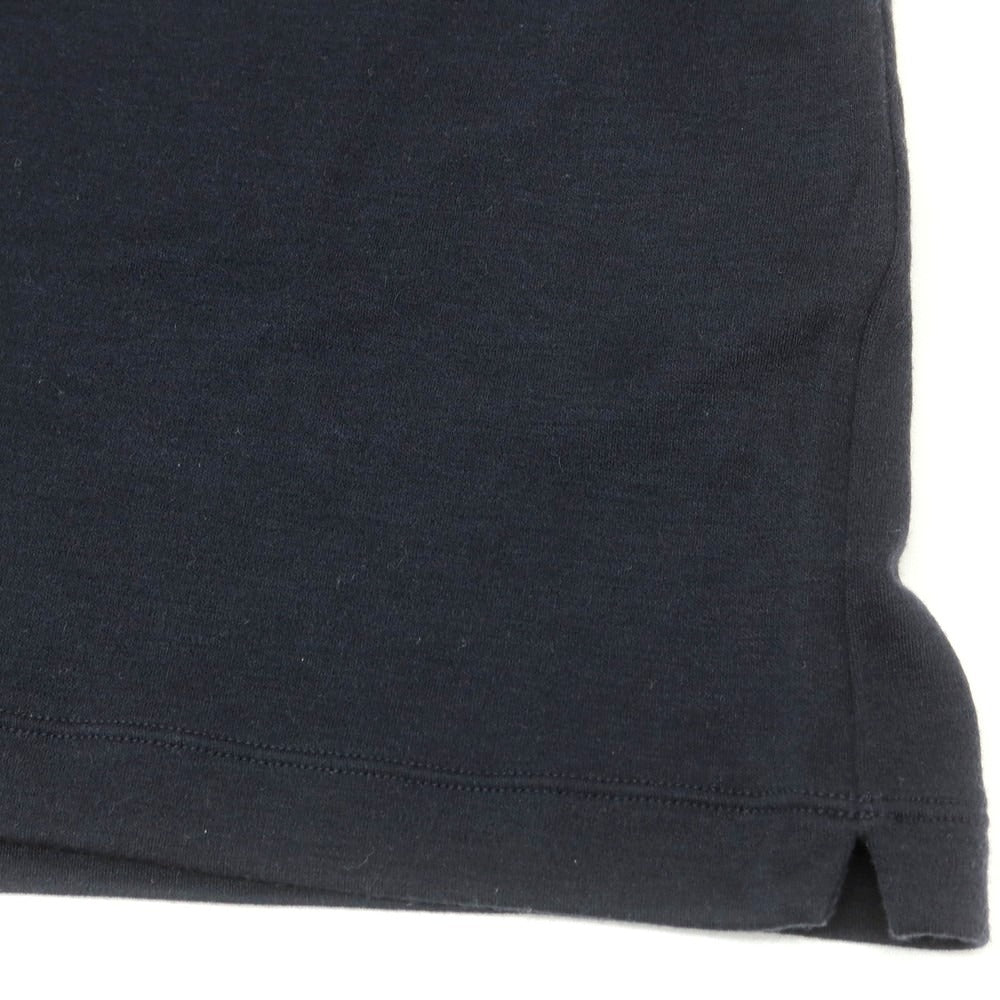 【中古】ジョルジオアルマーニ GIORGIO ARMANI ポロニット ネイビー【 46 】【 状態ランクB 】【 メンズ 】