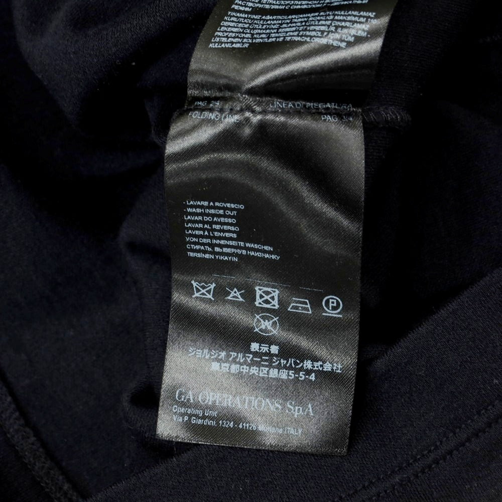 【中古】ジョルジオアルマーニ GIORGIO ARMANI ポロニット ネイビー【 46 】【 状態ランクB 】【 メンズ 】