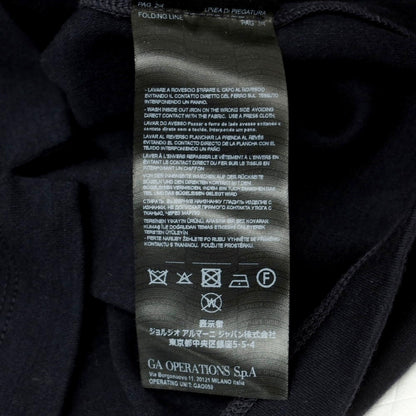 【中古】ジョルジオアルマーニ GIORGIO ARMANI カシミヤ ポロニット ネイビー【 48 】【 状態ランクA 】【 メンズ 】