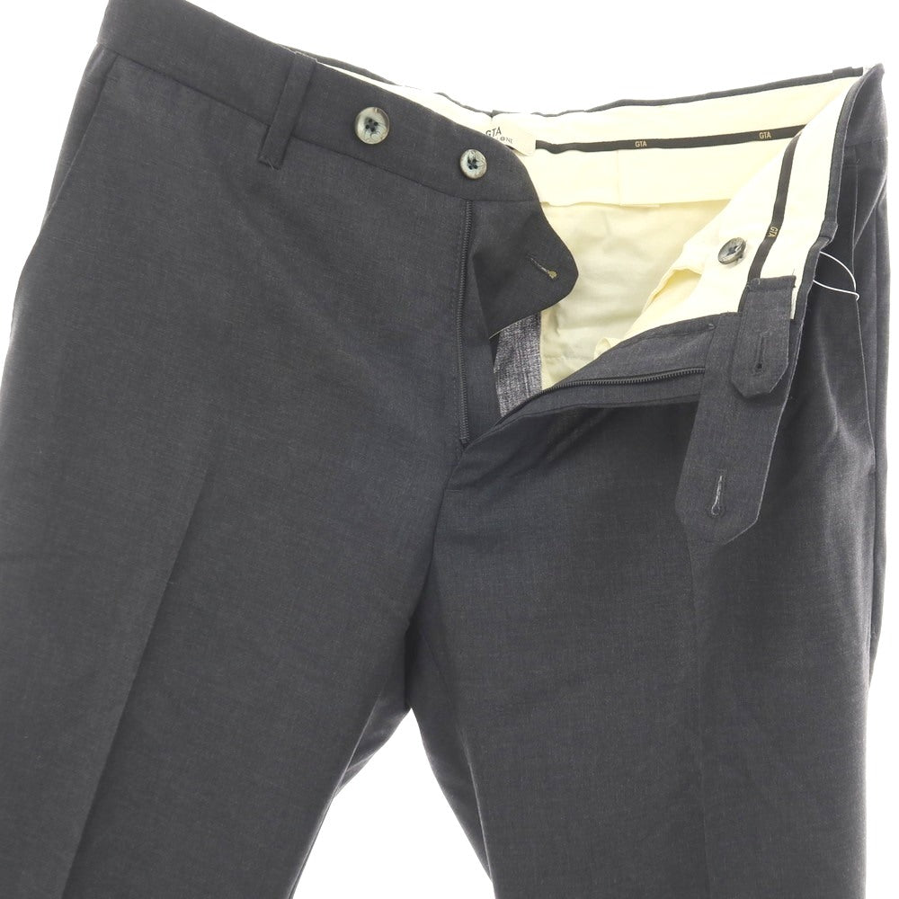 【中古】ジーティーアー G.T.A ウール ドレススラックスパンツ ダークグレー【サイズ48】【 状態ランクA 】【 メンズ 】