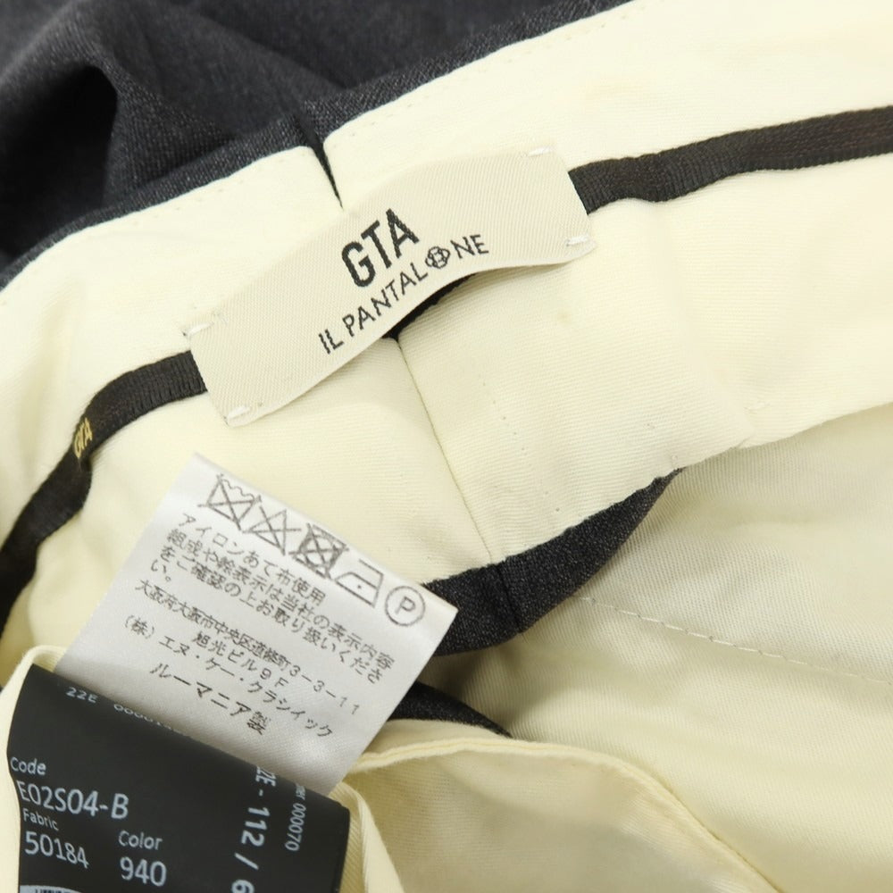 【中古】ジーティーアー G.T.A ウール ドレススラックスパンツ ダークグレー【サイズ48】【 状態ランクA 】【 メンズ 】