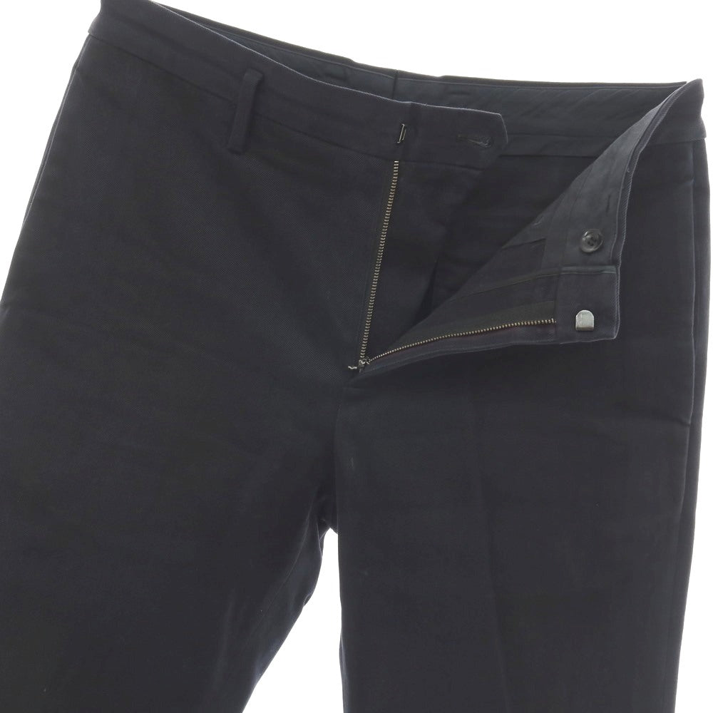【中古】ジルサンダー JIL SANDER ストレッチ コットン チノパンツ ネイビー【サイズ46】【 状態ランクC 】【 メンズ 】