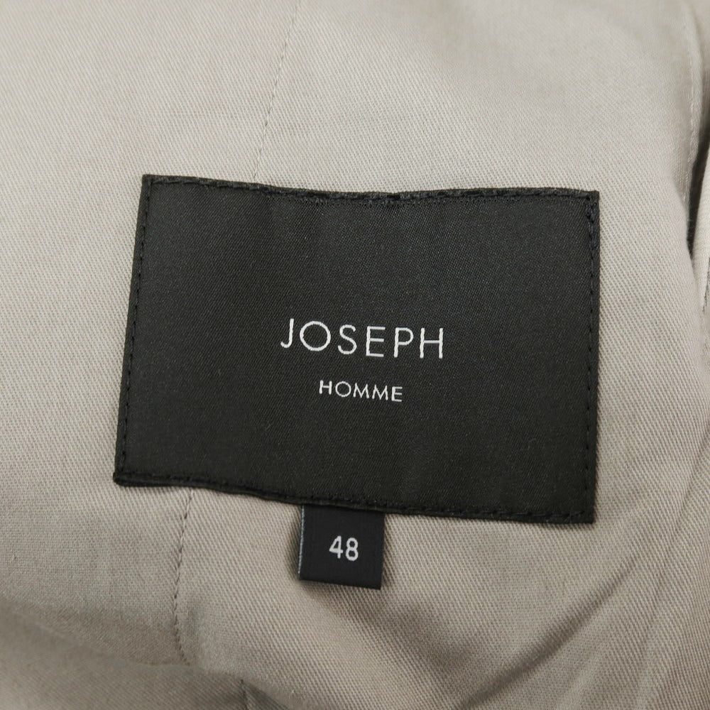 【中古】ジョゼフオム JOSEPH HOMME コットンナイロン ジャージー カジュアルスラックスパンツ ライトグレージュ【サイズ48】【 状態ランクB 】【 メンズ 】