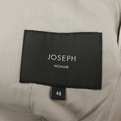 【中古】ジョゼフオム JOSEPH HOMME コットンナイロン ジャージー カジュアルスラックスパンツ ライトグレージュ【サイズ48】【 状態ランクB 】【 メンズ 】