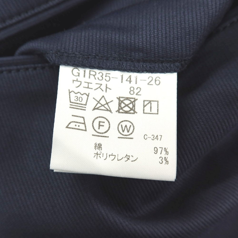 【中古】マッキントッシュ ロンドン MACKINTOSH LONDON ストレッチ コットン カジュアルスラックスパンツ ネイビー【サイズ82】【 状態ランクB 】【 メンズ 】