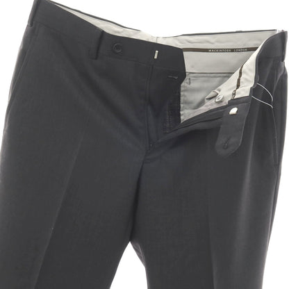 【中古】マッキントッシュ ロンドン MACKINTOSH LONDON ウールポリエステル ドレススラックスパンツ ダークグレー【サイズ82】【 状態ランクC 】【 メンズ 】