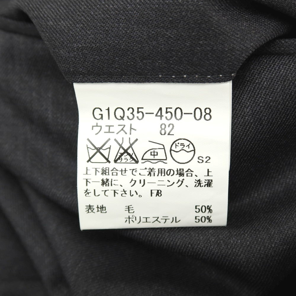 【中古】マッキントッシュ ロンドン MACKINTOSH LONDON ウールポリエステル ドレススラックスパンツ ダークグレー【サイズ82】【 状態ランクC 】【 メンズ 】