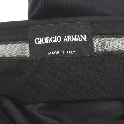 【中古】ジョルジオアルマーニ GIORGIO ARMANI ウールカシミヤ ドレススラックスパンツ ダークネイビー【サイズ48】【 状態ランクB 】【 メンズ 】