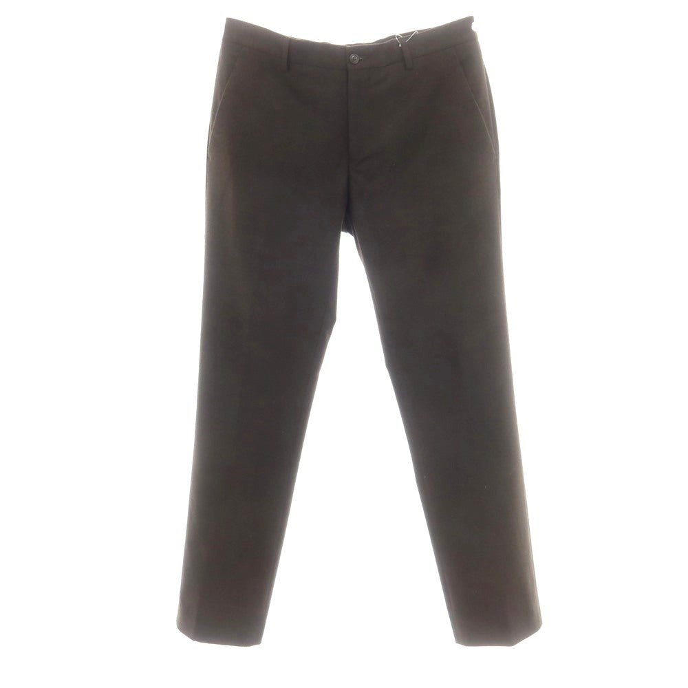 【中古】ジョルジオアルマーニ GIORGIO ARMANI ストレッチ ポリエステルレーヨン ドレススラックスパンツ ブラウン【サイズ48】【 状態ランクA 】【 メンズ 】[CPD]