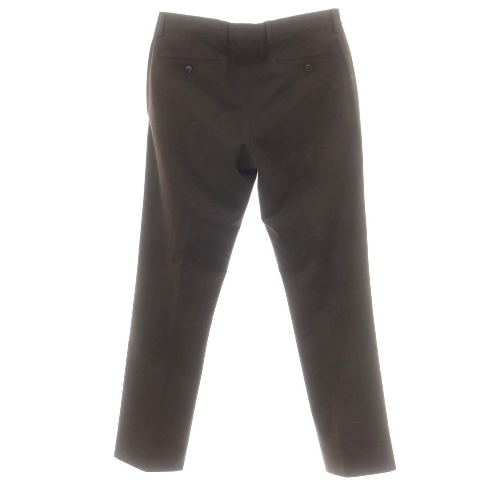 【中古】ジョルジオアルマーニ GIORGIO ARMANI ストレッチ ポリエステルレーヨン ドレススラックスパンツ ブラウン【サイズ48】【 状態ランクA 】【 メンズ 】[CPD]
