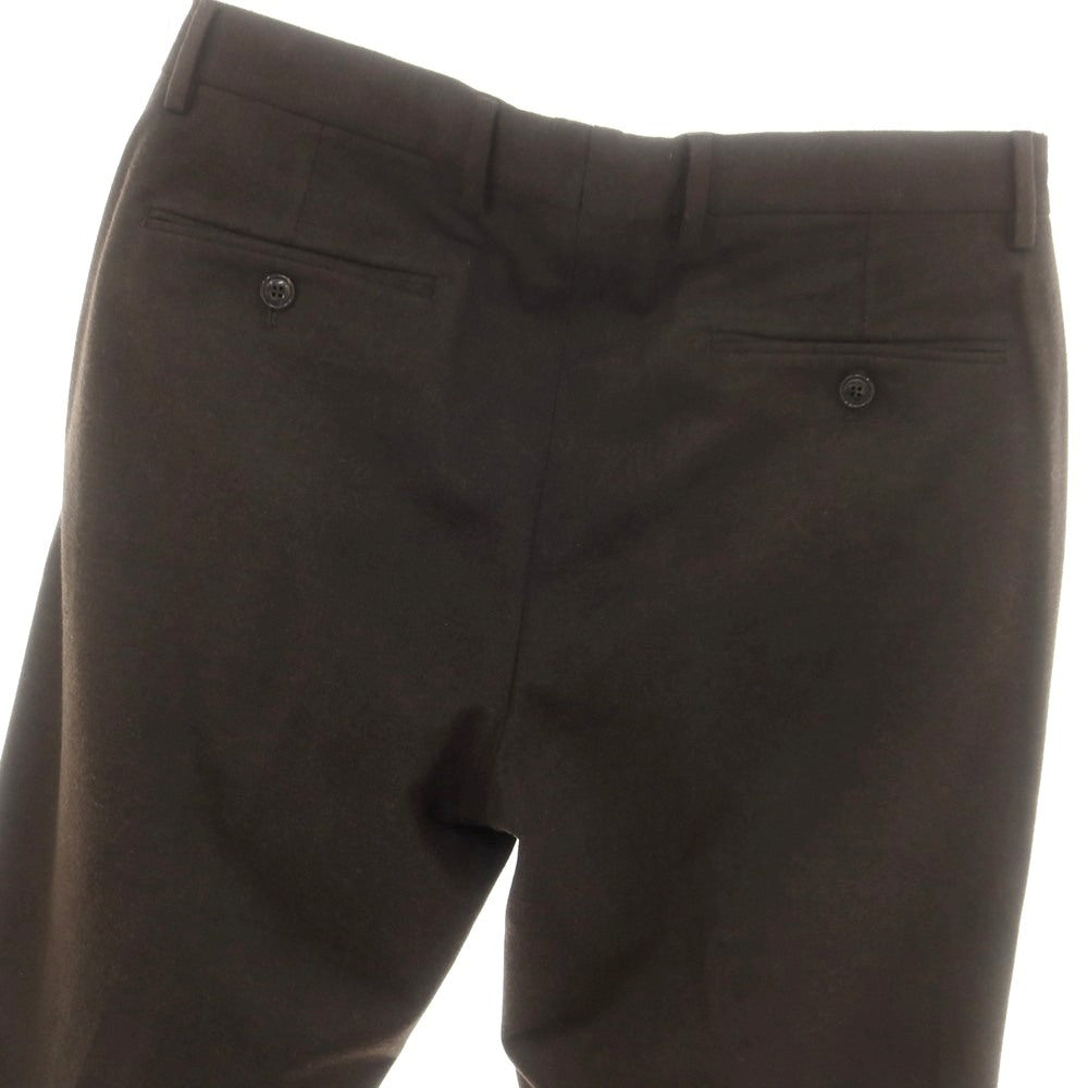 【中古】ジョルジオアルマーニ GIORGIO ARMANI ストレッチ ポリエステルレーヨン ドレススラックスパンツ ブラウン【サイズ48】【 状態ランクA 】【 メンズ 】[CPD]