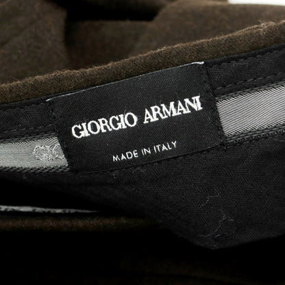 【中古】ジョルジオアルマーニ GIORGIO ARMANI ストレッチ ポリエステルレーヨン ドレススラックスパンツ ブラウン【 48 】【 状態ランクA 】【 メンズ 】