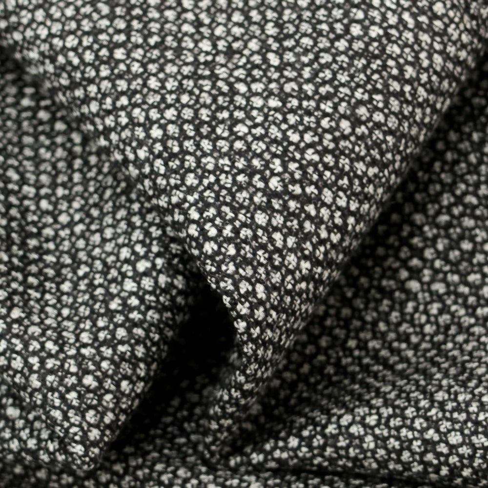 【中古】ジョルジオアルマーニ GIORGIO ARMANI ウールシルク カジュアルスラックスパンツ ブラックxホワイト【 48 】【 状態ランクB 】【 メンズ 】