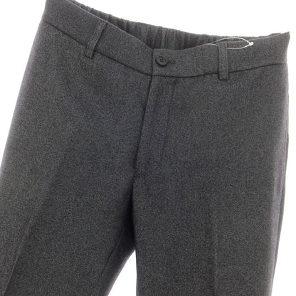 【中古】ジョルジオアルマーニ GIORGIO ARMANI ストレッチ ウールポリエステルナイロン イージースラックスパンツ グレーxブラック【 48 】【 状態ランクB 】【 メンズ 】