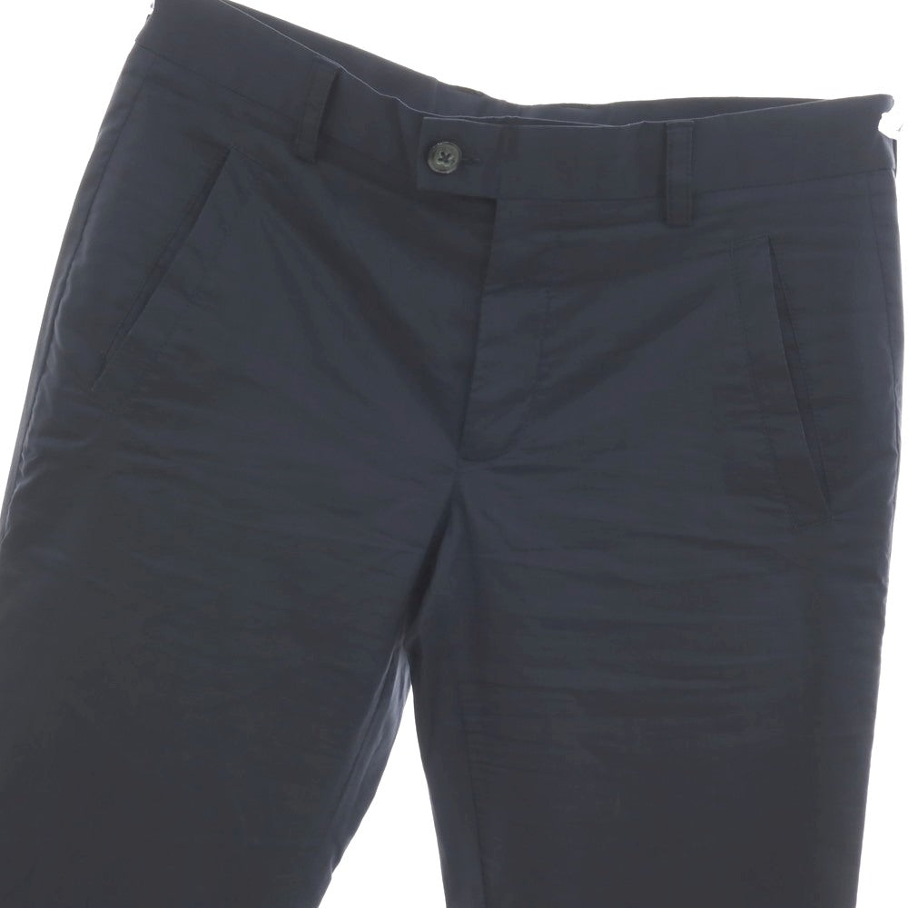 【中古】ジョルジオアルマーニ GIORGIO ARMANI コットンポリエステル カジュアルスラックスパンツ ネイビー【サイズ48】【 状態ランクC 】【 メンズ 】