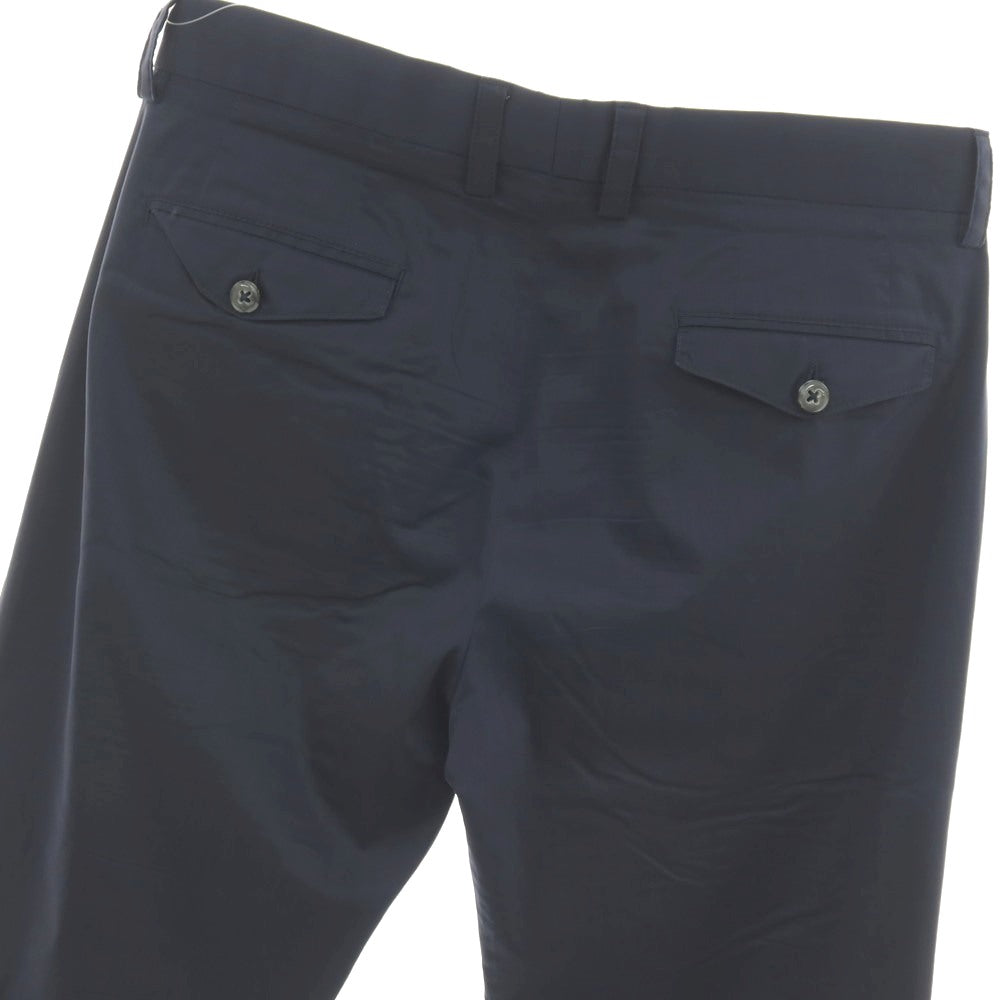 【中古】ジョルジオアルマーニ GIORGIO ARMANI コットンポリエステル カジュアルスラックスパンツ ネイビー【サイズ48】【 状態ランクC 】【 メンズ 】