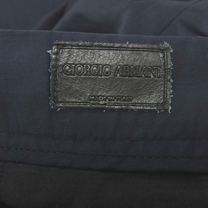 【中古】ジョルジオアルマーニ GIORGIO ARMANI コットンポリエステル カジュアルスラックスパンツ ネイビー【サイズ48】【 状態ランクC 】【 メンズ 】