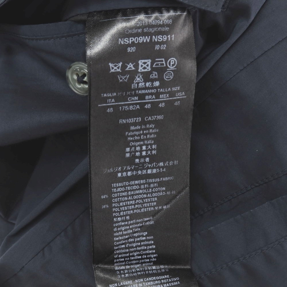 【中古】ジョルジオアルマーニ GIORGIO ARMANI コットンポリエステル カジュアルスラックスパンツ ネイビー【サイズ48】【 状態ランクC 】【 メンズ 】