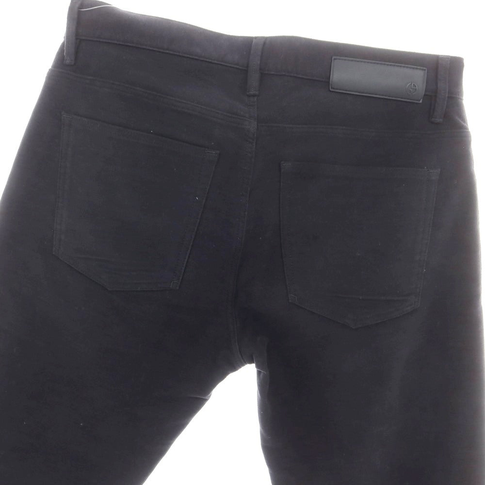 【中古】ジョルジオアルマーニ GIORGIO ARMANI コットンウール 5ポケットパンツ ネイビー【 31 】【 状態ランクB 】【 メンズ 】