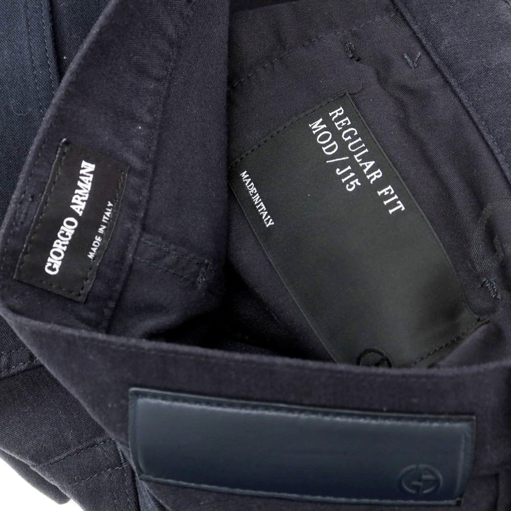 【中古】ジョルジオアルマーニ GIORGIO ARMANI コットンウール 5ポケットパンツ ネイビー【 31 】【 状態ランクB 】【 メンズ 】