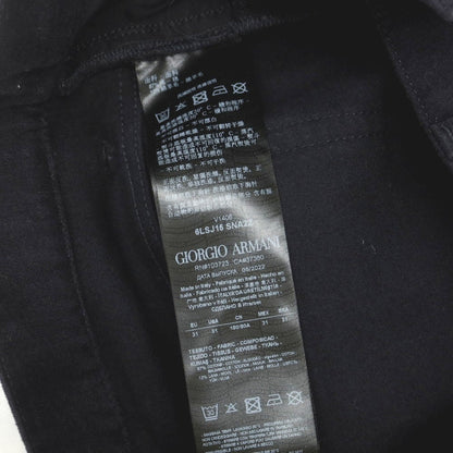 【中古】ジョルジオアルマーニ GIORGIO ARMANI コットンウール 5ポケットパンツ ネイビー【 31 】【 状態ランクB 】【 メンズ 】