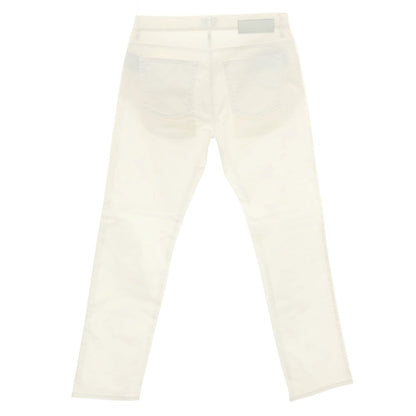 【中古】ジョルジオアルマーニ GIORGIO ARMANI ストレッチ コットン 5ポケットパンツ ホワイト【サイズ32】【 状態ランクB 】【 メンズ 】