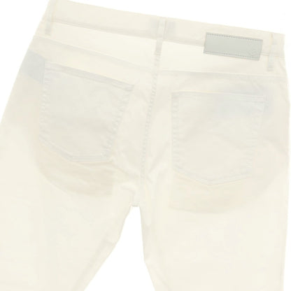 【中古】ジョルジオアルマーニ GIORGIO ARMANI ストレッチ コットン 5ポケットパンツ ホワイト【サイズ32】【 状態ランクB 】【 メンズ 】