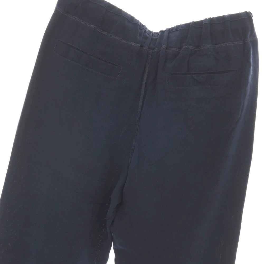 【中古】ジョルジオアルマーニ GIORGIO ARMANI icon キュプラ イージーパンツ ネイビー【サイズ48】【 状態ランクB 】【 メンズ 】