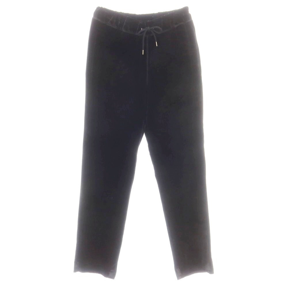 【中古】ジョルジオアルマーニ GIORGIO ARMANI レーヨンシルクナイロン コーデュロイ イージーパンツ ブラック【 46 】【 状態ランクB 】【 メンズ 】