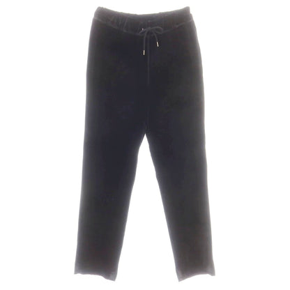 【中古】ジョルジオアルマーニ GIORGIO ARMANI レーヨンシルクナイロン コーデュロイ イージーパンツ ブラック【 46 】【 状態ランクB 】【 メンズ 】