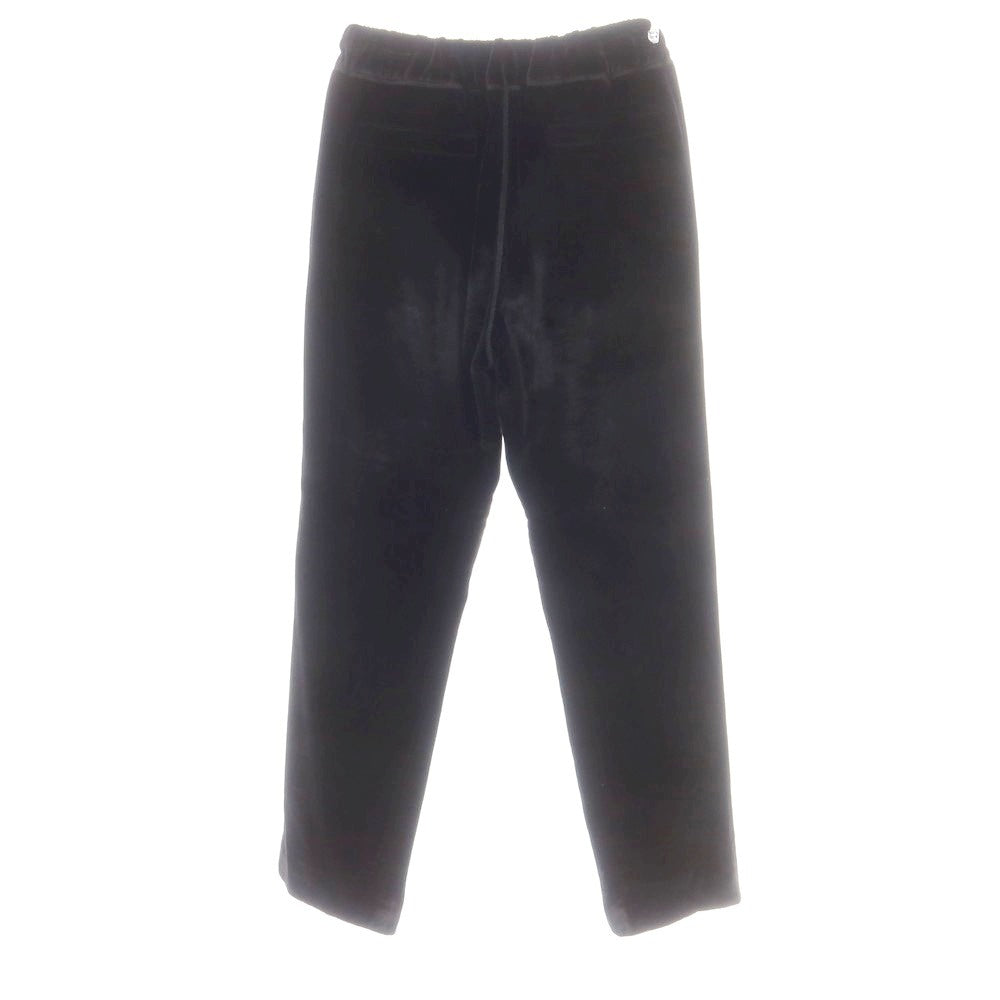 【中古】ジョルジオアルマーニ GIORGIO ARMANI レーヨンシルクナイロン コーデュロイ イージーパンツ ブラック【 46 】【 状態ランクB 】【 メンズ 】