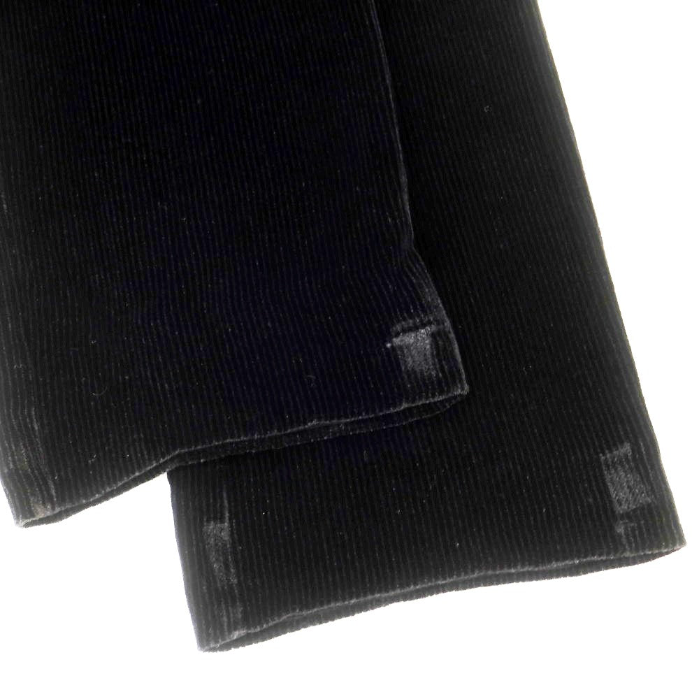 【中古】ジョルジオアルマーニ GIORGIO ARMANI レーヨンシルクナイロン コーデュロイ イージーパンツ ブラック【 46 】【 状態ランクB 】【 メンズ 】
