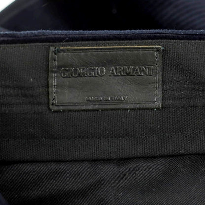 【中古】ジョルジオアルマーニ GIORGIO ARMANI ストレッチ コットンカシミヤ コーデュロイパンツ ネイビー【 46 】【 状態ランクB 】【 メンズ 】