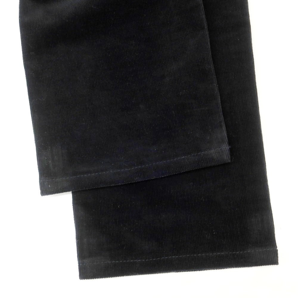 【中古】ジョルジオアルマーニ GIORGIO ARMANI ストレッチ コットンカシミヤ 細畝 コーデュロイパンツ ブラック【 31 】【 状態ランクB 】【 メンズ 】