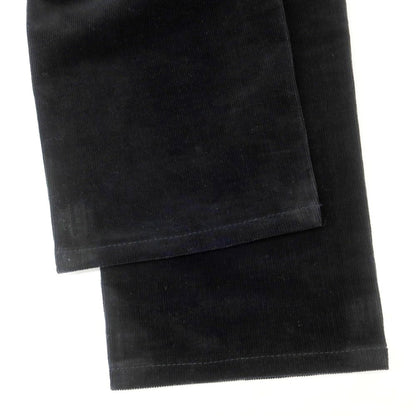 【中古】ジョルジオアルマーニ GIORGIO ARMANI ストレッチ コットンカシミヤ 細畝 コーデュロイパンツ ブラック【 31 】【 状態ランクB 】【 メンズ 】