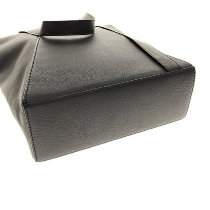 【中古】カミーユ フォルネ Camille Fournet 2WAY 型押し切り替えレザー トートバッグ ブラック【 状態ランクB 】【 ユニセックス 】