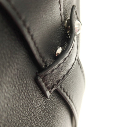 【中古】カミーユ フォルネ Camille Fournet 2WAY 型押し切り替えレザー トートバッグ ブラック【 状態ランクB 】【 ユニセックス 】