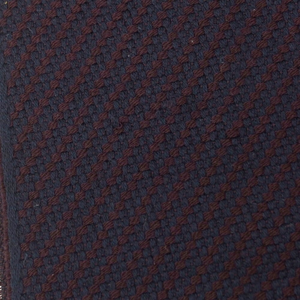 【中古】ジョルジオアルマーニ GIORGIO ARMANI ウール ストール ネイビーxブラウン【 状態ランクB 】【 メンズ 】