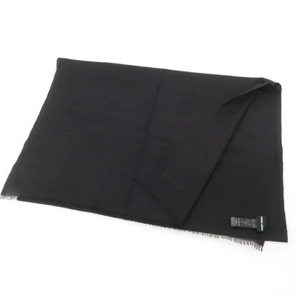 【中古】ジョルジオアルマーニ GIORGIO ARMANI カシミヤ 大判 ストール ブラック【 状態ランクB 】【 メンズ 】
